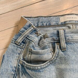 Silver star belt clip